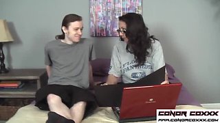 Stepmom Teaches College Boy A Hot Lesson - Conor Coxxx & Margo Sullivan