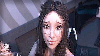 3D pregnant ladies in action featuring Misskitty2k