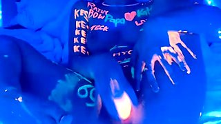 Sexy hottie Anetta Keys enjoys a solo toy masturbation