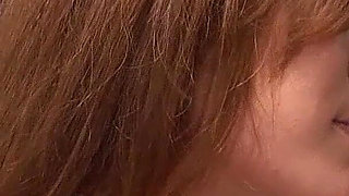 Horny Asian skinny teen caught masturbating with step brother