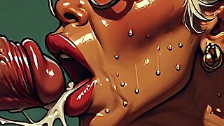 Big Lips Cum Lover Art
