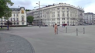 Amateur french guy public jerking