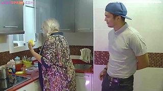 Busty Mature Woman Cooks Her Star Recipe