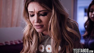 Big-bosomed Spic has a foursome with stepsis