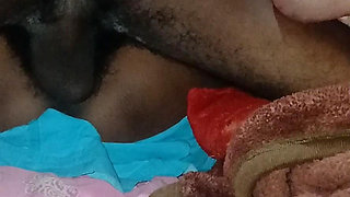 Desi Wife's Pussy Was Torn Apart at Night with Her Legs up and Blue Panties Aside - Payal Wali Tight Pussy Hindi Audio