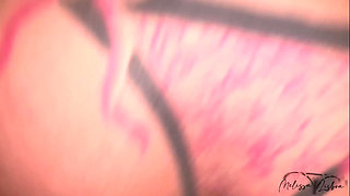 In the dark of the balcony with my hot stepmother, the whore wants to give hair to the neighbor.