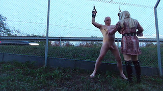 Mistress, Wax Your Nipples on the Highway Fence!