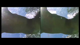 Pawg Milf Nude Underwater & Body Worship - Skinny Dipping Pool Naked Shaved
