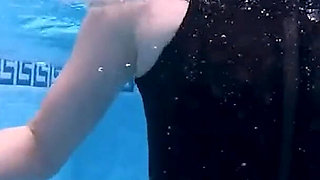 Underwater Wetsuit & Mask Fetish Filling, Bubbles & Breath Control