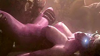 Blonde elf craves more intimate climaxes in fantastical 3d cartoon adventure