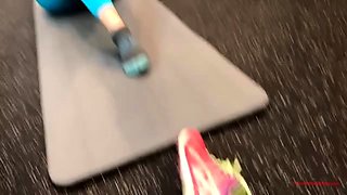 Femdom Puppy Play Sabliques Gym Sweat Pup