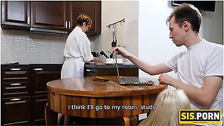 Cute Stepsister Fucked By Stepbrother After Exciting Blowjob - Orion Steele And Nikki Hill