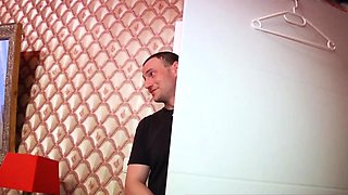 German swinger teen and milf pamper a man