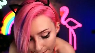 Close up teen masturbation