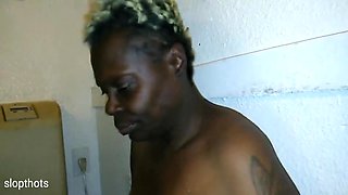 Black Auntie Lets Young Nephew Throat-fuck Some