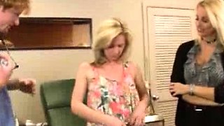 Teen Erica loves visiting the her handsome doctor for her