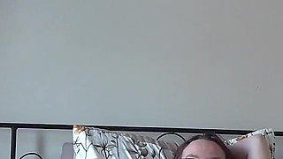 Playing with Pussy with Vibrator in Pantyhose