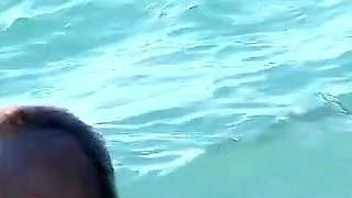 Horny skinny teen Megan secretly fucked by step brother on the beach