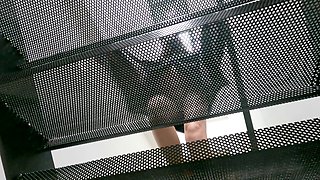 Amateur real small titted party teen slammed in gym class