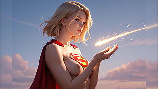 Lustrender Slideshow: Nude Celestial Comet Fragment Glow - Ai Video