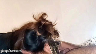 Asian Cheating Wife Husband Filming the Wife How Damn She Good in the Blowjob and Riding