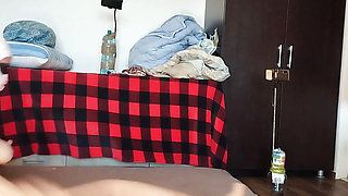Amateur Wife Tries on Clothes and Cuts Them