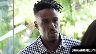 Big Black Cock Pummels Mega Babe Maya Bijou's Pussy In Hot Interracial Porn