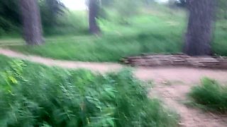 Redhead MILF Almost Caught Panty Stuffing In Public -