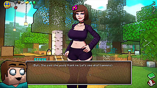 HornyCraft Minecraft Parody - Steve Gets Sloppy Handjob from Jenny for a Diamond