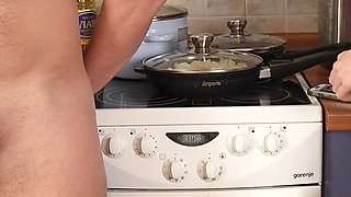 Stepson, What Are You Doing? Why Did You Take off Your Panties in the Kitchen? Should I Jerk You off? Give a Blowjob?