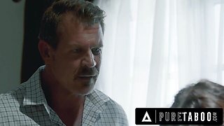 Pure Taboo featuring Leana Lovings and Jason Sarcinelli's pussy eating smut
