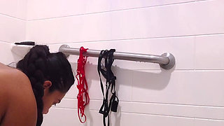 Barbiie Getting in the Shower
