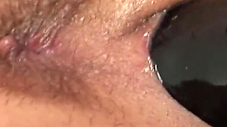 I hunt my cunt - experienced whore Sandra pounds her pussy with a big black dildo