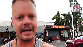 Thai teen picked up for threesome sex