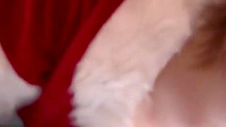 Cutest Santa Girl Comes in to Say Hello. Sweet Greetings, Festive Vibes, Hearts Racing!