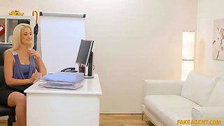 Chick agent - shy schoolgirl strips bare then scissors my Wet Pussy