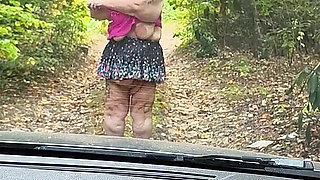 Making Him Watch as He Fucks Bonnie on Top Car Hood Fucking Threesomes Cumming