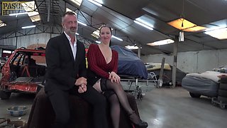 Pascalssubsluts - tattooed slave Kelly Star anally nailed by Pascal White