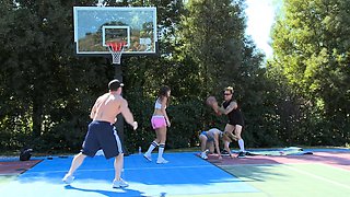 Clubbing and Group Sex Fun with Pussy Licking Brunettes