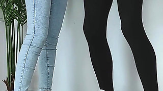 Unusual way to masturbate and cumshot - Vertical Footage