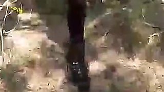 High Heels and Walking in the Woods