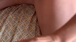 Neighbor Catches Me Fucking a Zucchini Then Pounds My Hairy Pussy & Feeds Me His Cum