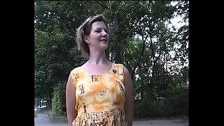 German Amateur Pregnant Fuck - Homemade Blowjob & Cum on Big Tits