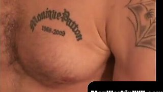 MenWorkinXXX.com - Slim amateur blows a load in his mitt after powerful solo onanism