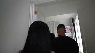 Roma Amor and Luiza Marcato Hire Lesbian for Big-Tits Riding