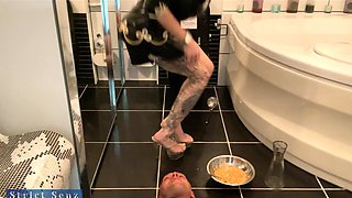 Miss Alessa Milano Feeding My Toilet Slave