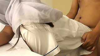 Indian Desi Hijab with Milk Fuck with Boyfriend with Egg Vibrator