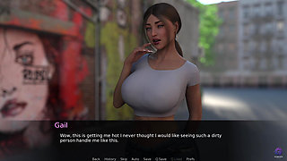 Busty Cheating Wife Fucked Hard by a Horny Old Man in Public - the Office