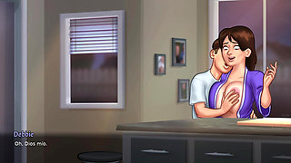 I managed to have a secret affair with my stepson when we were alone - Summertime Saga